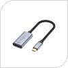 Hub USB C Maxlifte MXHC-01 σε HDMI 4K 60Hz Μαύρο