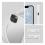 Θήκη TPU Spigen Silicone Fit Apple iPhone 13 mini Λευκό
