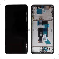 Οθόνη με Touch Screen & Μεσαίο Πλαίσιο Xiaomi Redmi Note 14 Pro 5G Μαύρο (Original)