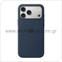 Θήκη Silicon με MagSafe Apple MGFP4 iPhone 17 Pro Max Σκούρο Μπλε