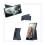 Leather Wallet Cover Dux Ducis Rafi II Mag 3 in 1 MagSafe RFID Blocker Samsung S928B Galaxy S24 Ultra 5G with Stand Black
