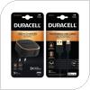 Φορτιστής Ταξιδίου Duracell 12W USB 2.4A + Καλώδιο Kevlar MFI Lightning 1m Μαύρο
