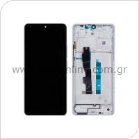 LCD with Touch Screen & Middle Plate Xiaomi Redmi Note 13 5G Arctic White (Original)