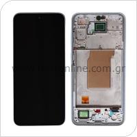 Οθόνη με Touch Screen & Μπροστινή Πρόσοψη Samsung A356B Galaxy A35 5G Μπλε (Original)