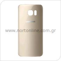 Battery Cover Samsung G930 Galaxy S7 Gold (Original)