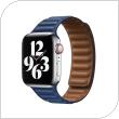 Λουράκι Devia Elegant Leather Apple Watch (38/ 40/ 41mm) Two-Tone Σκούρο Μπλε