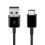USB 2.0 Cable Samsung EP-DG930MBEG USB A to USB C 1.5m Black (2 pcs)