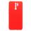 Θήκη Liquid Silicon inos Xiaomi Redmi 9 L-Cover Κόκκινο