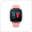 Smartwatch Maxlife MXKW-350 με GPS & 4G για Παιδιά Ροζ