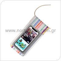 Waterproof Θήκη Devia EL158 Strong για Smartphones έως 6.9'' Ασημί