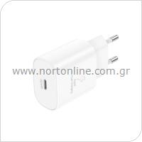 Travel Fast Charger Foneng EU51 with Output USB C GaN 25W 3A White