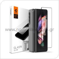 Tempered Glass Full Face Spigen Glas.tR Slim FC & Hinge Film Samsung F926B Galaxy Z Fold 3 5G Black (1 pc)