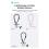 USB 2.0 Cable Woven Adjustable Lanyard Devia EC428 USB C to USB C PD 60W 1.6m Cable Pro5 Black