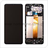 LCD with Touch Screen & Front Cover Samsung M127F Galaxy M12 Black (Original)