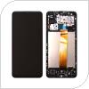 LCD with Touch Screen & Front Cover Samsung M127F Galaxy M12 Black (Original)