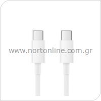 USB 2.0 Cable Xiaomi Mi USB C to USB C SJX12ZM 1.5m White