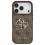 Θήκη PU Guess Apple iPhone 17 Pro Hardcase Big Logo 4G Καφέ