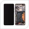 LCD with Middle Plate and Battery Huawei P40 Black (Original)