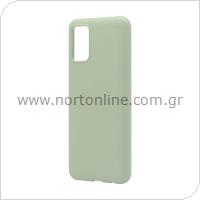 Liquid Silicon inos Samsung A037F Galaxy A03s L-Cover Olive Green