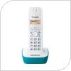 Ασύρματο Τηλέφωνο Panasonic KX-TG1611 Λευκό-Τιρκουάζ