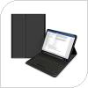 Θήκη Flip Smart inos Apple iPad 10.2 2019 / 2020 / 2021 με TPU & SC Pen + Πληκτρολόγιο Μαύρο