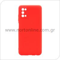 Θήκη Soft TPU inos Samsung A037F Galaxy A03s S-Cover Κόκκινο