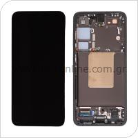 Οθόνη με Touch Screen & Μπροστινή Πρόσοψη Samsung S921B Galaxy S24 5G Μαύρο (Original)