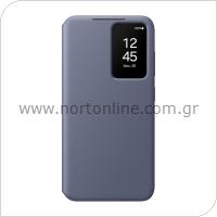 Θήκη Flip S-View Samsung EF-ZS921CVEG S921B Galaxy S24 5G Βιολετί
