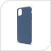 Θήκη Liquid Silicon inos Apple iPhone 11 L-Cover Μπλε Ραφ