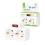 Power Adapter GSC 2 Way with Switch White