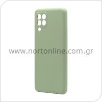 Liquid Silicon inos Samsung A225F Galaxy A22 4G L-Cover Olive Green