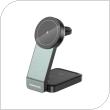 Wireless Charger Magnetic Foldable 3in1 Foneng CP123 15W Black