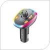 Car Charger + Bluetooth MP3 + FM Transmitter Maxlife MXFT-03 with Dual Output USB A Black