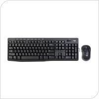 Set Wireless Keyboard & Mouse Logitech MK270 Black