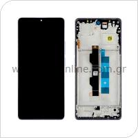 LCD with Touch Screen & Middle Plate Xiaomi Redmi Note 13 Pro 4G Lavender Purple (Original)