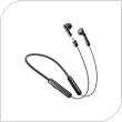 True Wireless Ακουστικά Bluetooth Joyroom JR-DS1 2 σε 1 Magnetic TWS Neckband Μαύρο