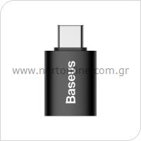 Αντάπτορας Baseus Ingenuity Mini USB Host OTG Θηλυκό σε USB C Αρσενικό Μαύρο