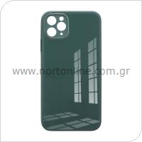 Θήκη TPU & Glass inos Apple iPhone 11 Pro Max CamGuard Πράσινο
