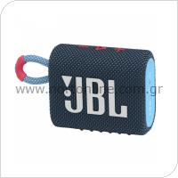 Φορητό Ηχείο Bluetooth JBL GO3 4.2W Μπλε-Ροζ