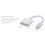 Αντάπτορας Devia EH017 Lightning Αρσενικό σε 2 x Lightning για Φόρτιση & Hands Free Λευκό