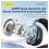 Wireless Stereo Headphones Foneng BL59 ANC Noise Canceling Silver