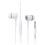 Set Hands Free Stereo Devia Kintone A7 3.5mm White (50 pcs) VALUE PACK