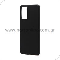 Liquid Silicon inos Samsung A736B Galaxy A73 5G L-Cover Matte Black
