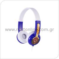 Wired Stereo Headphones Buddyphones DiscoverFun for Kids Blue