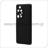 Liquid Silicon inos Huawei P50 Pro L-Cover Matte Black