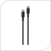 USB 2.0 Cable Devia EC317 USB C to USB C PD 100W 1.5m Smart Black