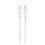 USB 2.0 Cable Foneng XS11 Braided USB C to USB C 60W 1m White