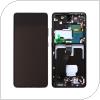 LCD with Touch Screen & Front Cover Samsung G998B Galaxy S21 Ultra 5G Phantom Black (Original)