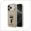 Θήκη Σιλικόνης Karl Lagerfeld Apple iPhone 17 Pro Max Sketch & Logo Karl Καφέ