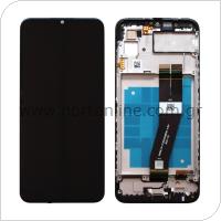 LCD with Touch Screen & Front Cover Samsung A035G Galaxy A03 Black (Original)